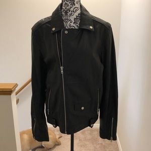 Barneys leather jacket sheep leather